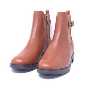 Tommy Hilfiger Chelsea Boots Baylon Medium Natural Leather Size 9.5M